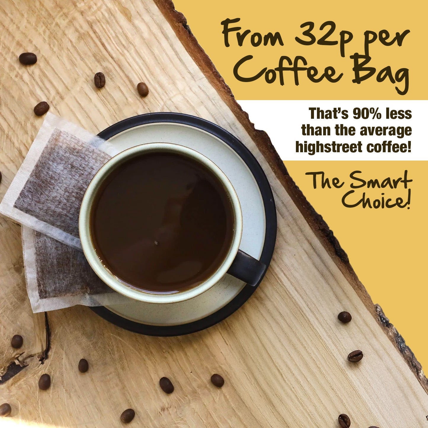 Light Roast Coffee Bags - Fairtrade Organic Guatemala Coffee Bags
